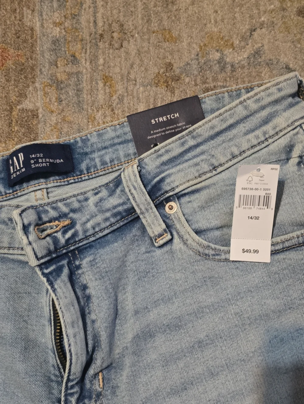 GAP Light Blue Denim  Shorts